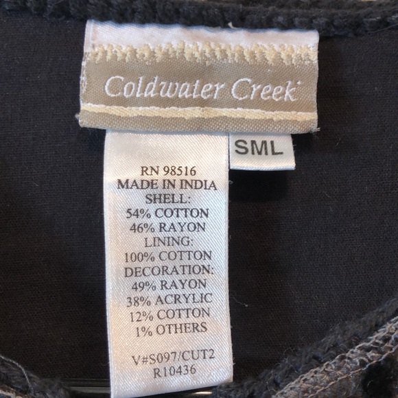 Coldwater creek patchwork sweater. Size S - Picture 2 of 7